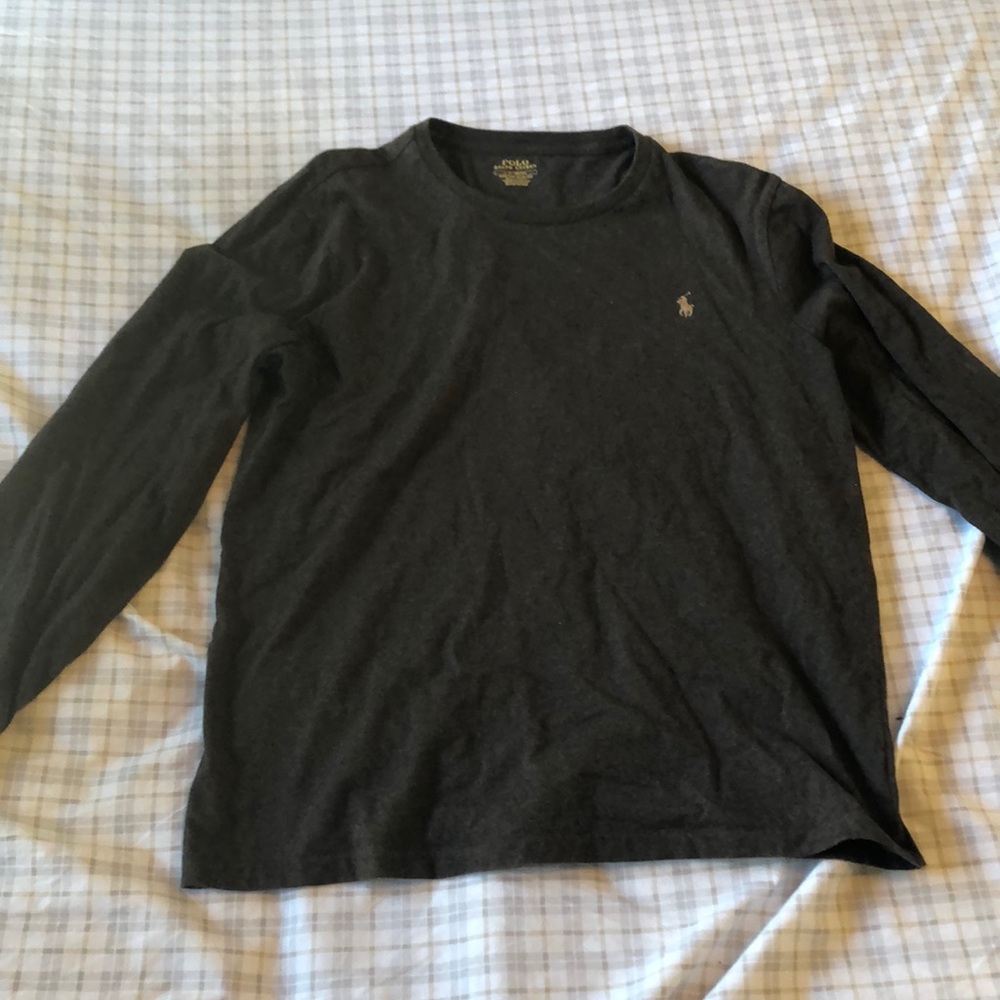 Polo Ralph Lauren Long Sleeve Brown T Shirt